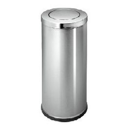 Steel Waste Recptacle, 24G, No Ash Tray