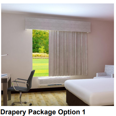 Econo Lodge Window Treatment  