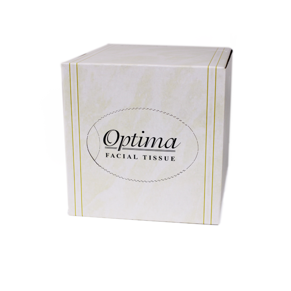Optima Facial Tissue, Cube/Boutique 2ply/100 Sheet White, 8.5 x 7.8, 36/CS