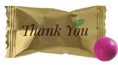 Candy, Chocolate Pastels, Thank You, 1000/CS