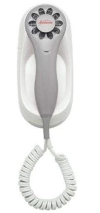 Sunbeam Hair Dryer, Wall Mount, 1500W, White