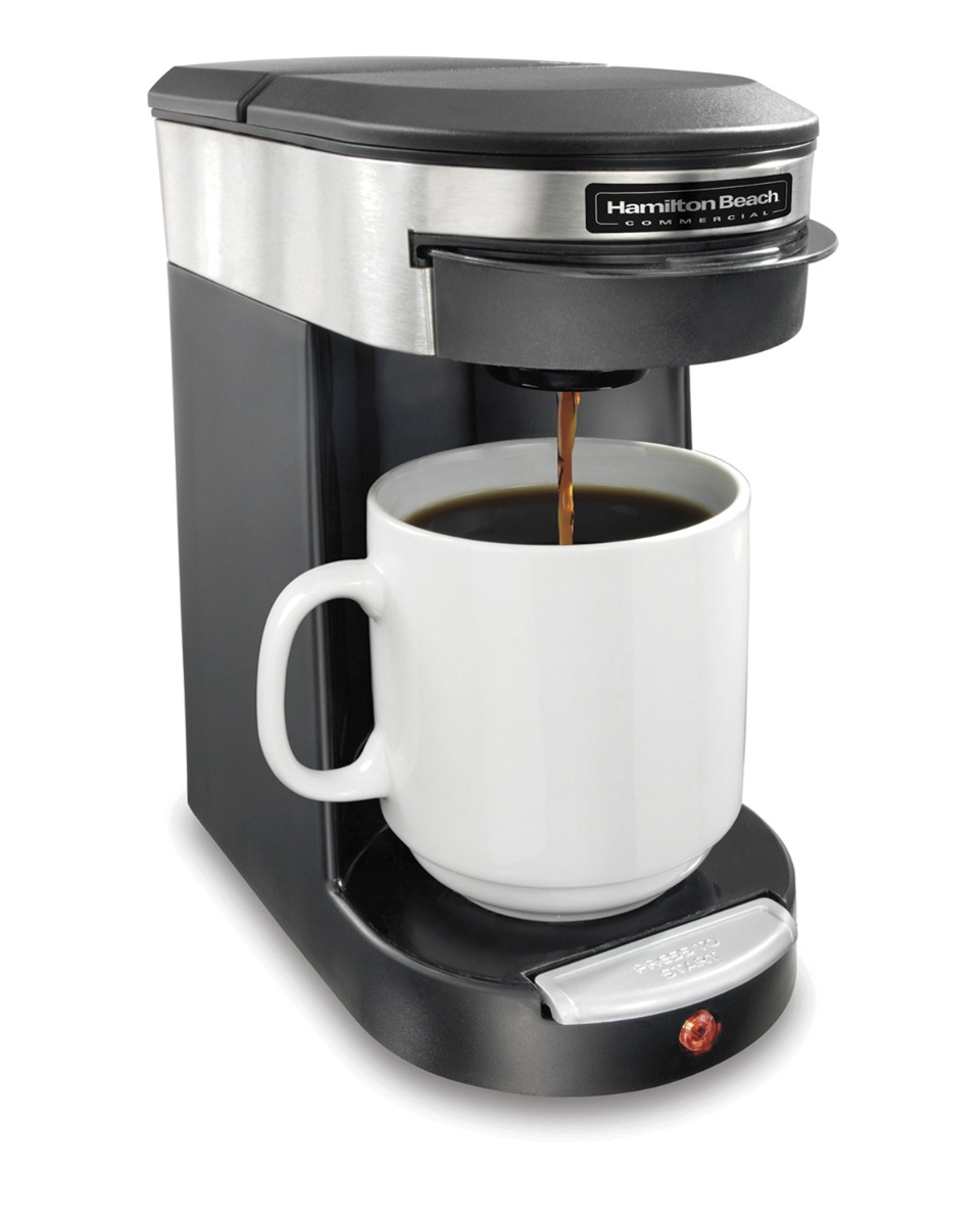 Hamilton Beach, Coffee Maker, 1 Cup, HDC200S-CA, Stainless Steel