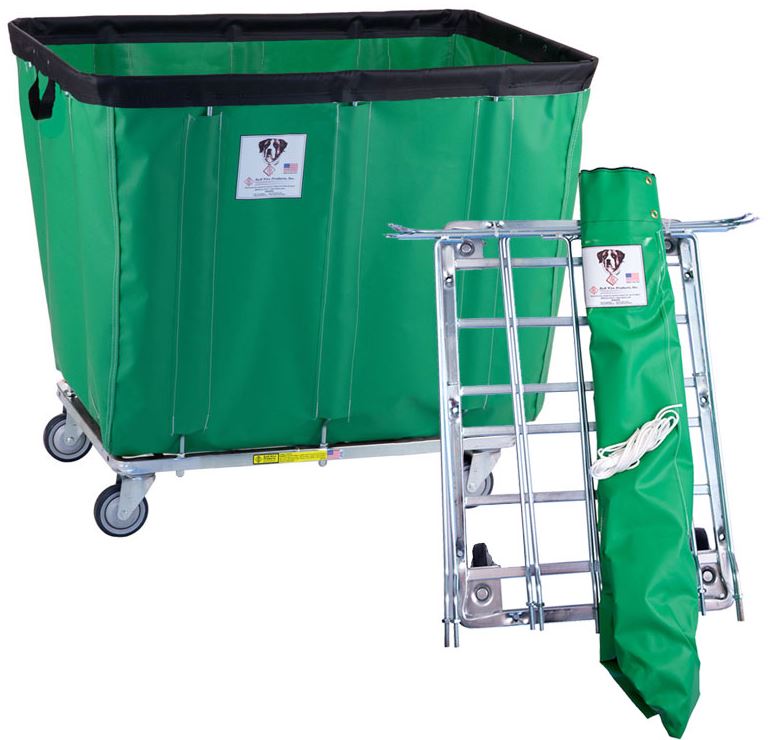 Knockdown Vinyl Laundry Cart