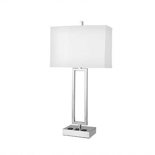 Startex, Gatsby Twin Table Lamp, 2 Outlets