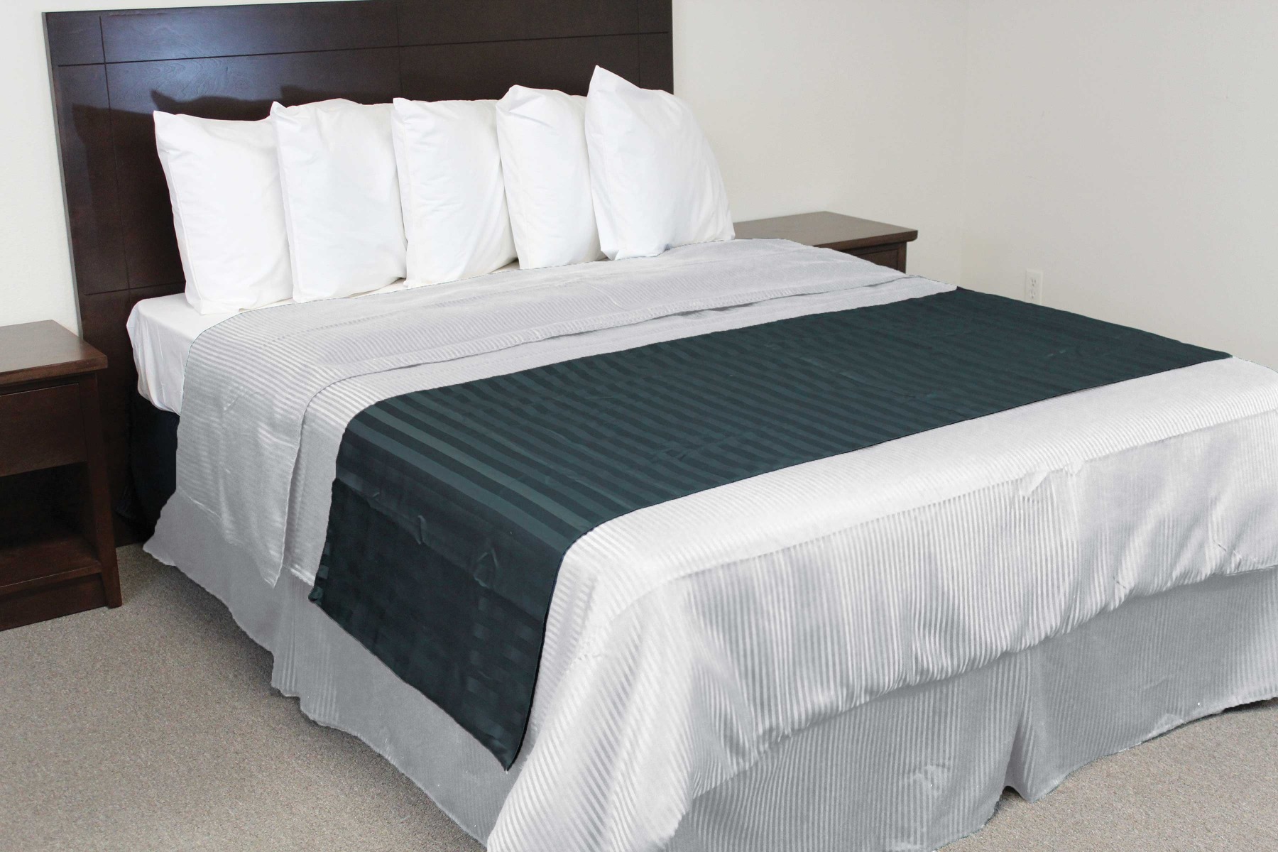 Navy Bed Throws/Bed Scarves