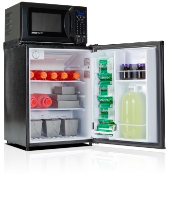 MicroFridge Combo, 2.3 Cuft Fridge + 700W Microwave, Black