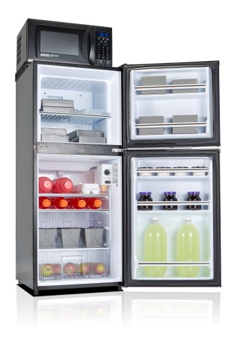 MicroFridge Combo, 4.8 Cuft Fridge + 700W Microwave, Black