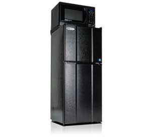 MicroFridge Combo, 4.8 Cuft Fridge + 850W Microwave, Black