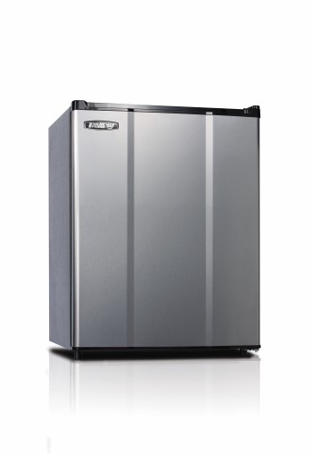 MicroFridge Refrigerator, 2.3 Cuft Fridge, Stainless