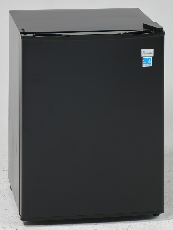 Avanti, Refrigerator, 2.4 Cu ft, Chiller Compartment, Black