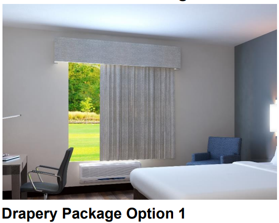 Rodeway Inn Window Treatment  