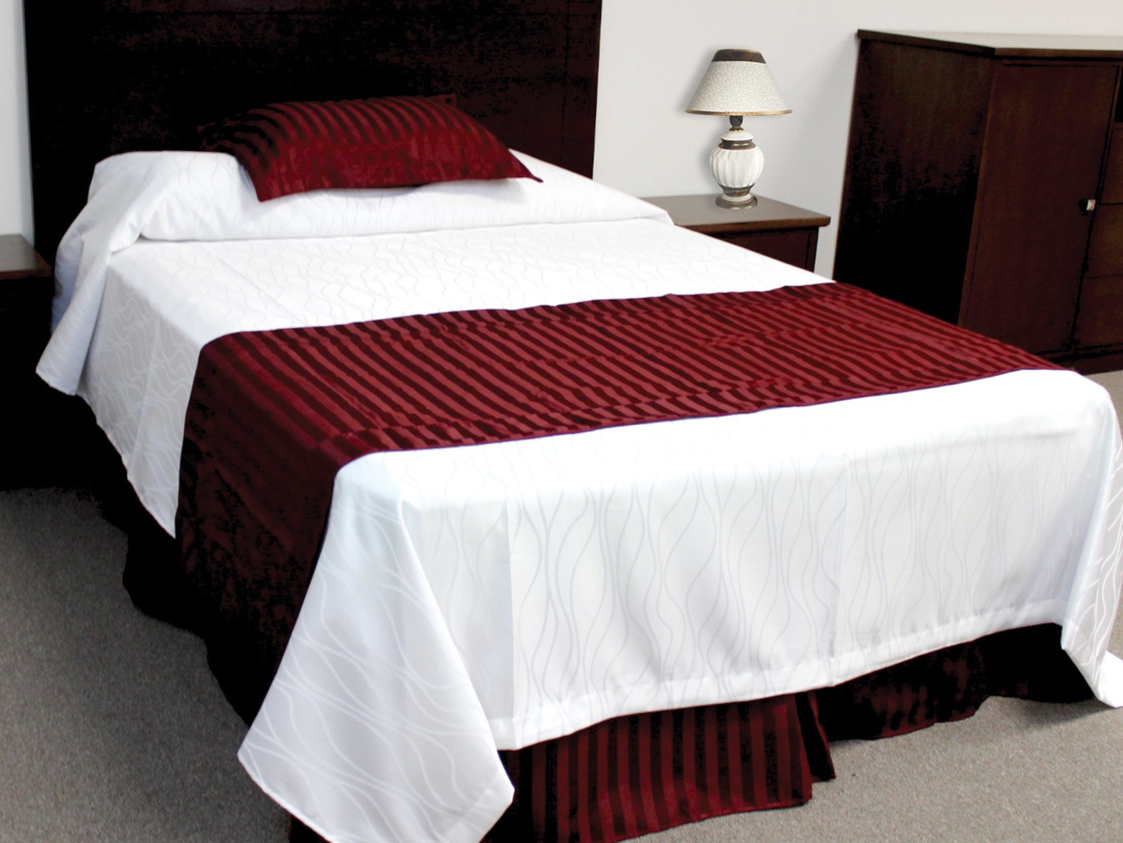 White Ripple Decorative Top Sheets